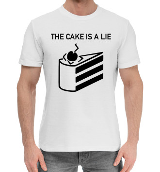 Хлопковая футболка Торт - это ложь