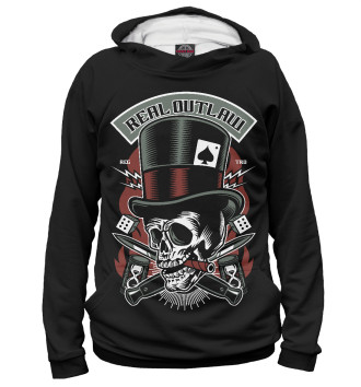 Худи Real outlaw skull