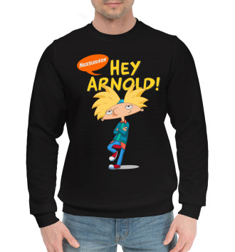 Мужской Хлопковый свитшот Hey, Arnold!