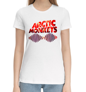Женская Хлопковая футболка Arctic Monkeys