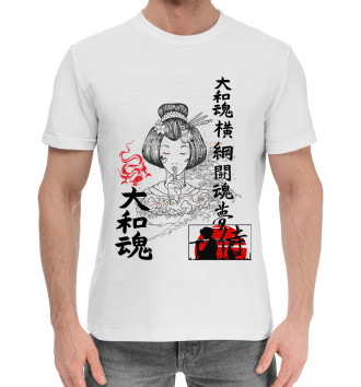 Мужская Хлопковая футболка Japan Samurai