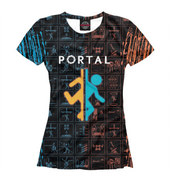 Футболка для девочек Portal