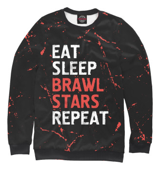 Свитшот Eat Sleep Brawl Stars Repeat