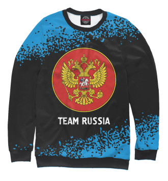 Свитшот для мальчиков Russia - Герб | Team Russia | Краска