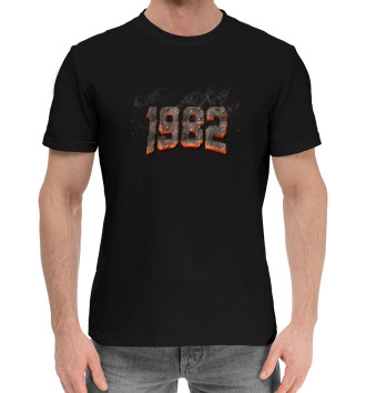 Мужская Хлопковая футболка 1982
