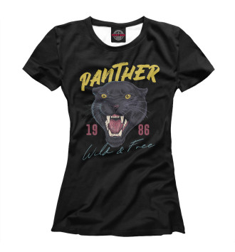 Футболка для девочек Пантера