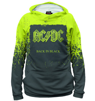 Женское Худи Back in black — AC/DC