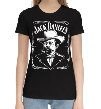 Женская Хлопковая футболка Jack Daniels