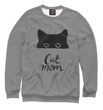 Свитшот для девочек Cat Mom