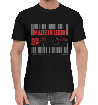 Хлопковая футболка Made in 1990