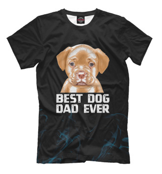 Мужская Футболка Best Dog Dad Ever