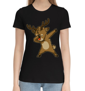 Хлопковая футболка Deer Dab