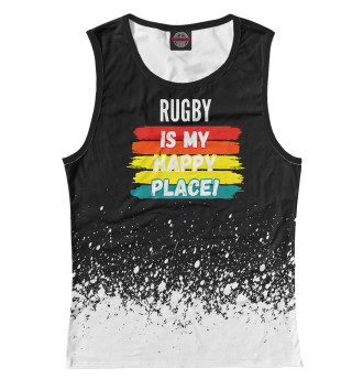Майка Rugby Is My Happy Place!