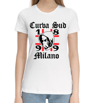 Хлопковая футболка AC Milan