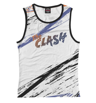 Женская Майка The clash (color logo)