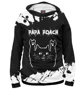 Женское Худи Papa Roach | Рок Кот