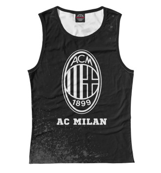 Майка для девочек AC Milan Sport Black - Брызги