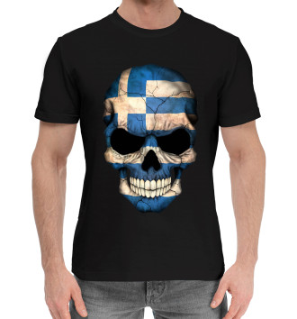 Хлопковая футболка Череп - Греция