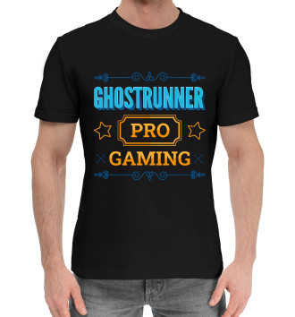 Мужская Хлопковая футболка Ghostrunner PRO Gaming