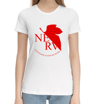 Хлопковая футболка Evangelion Nerv