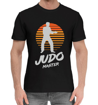 Мужская Хлопковая футболка Мастер Дзюдо