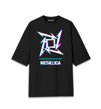 Мужская  Metallica Glitch Rock Logo