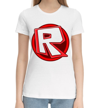 Хлопковая футболка Roblox Logo