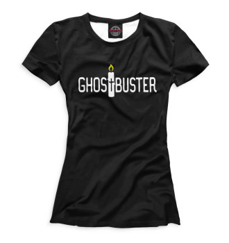 Женская Футболка Ghost Buster black