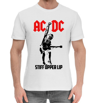 Мужская Хлопковая футболка AC DC