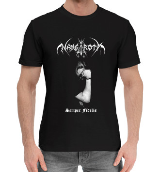 Мужская Хлопковая футболка Nargaroth