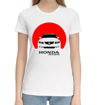 Хлопковая футболка Honda