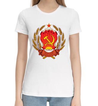 Хлопковая футболка Российская СФСР