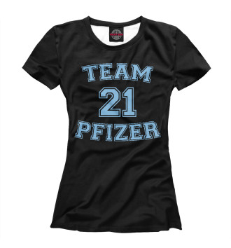 Футболка для девочек Team Pfizer