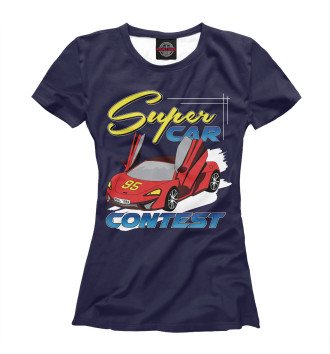 Футболка для девочек Super Car