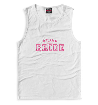 Майка для мальчиков Team bride