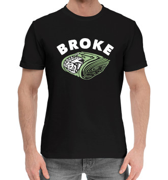 Мужская Хлопковая футболка Broke