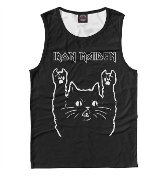 Майка Iron Maiden Рок кот
