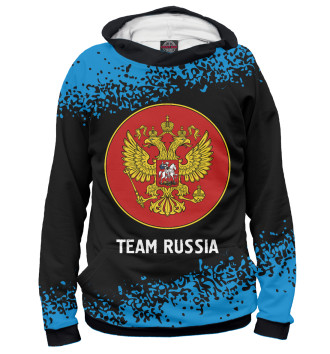 Женское Худи Russia - Герб | Team Russia | Краска