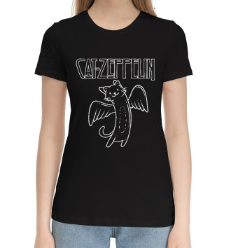 Хлопковая футболка Cat-Zeppelin