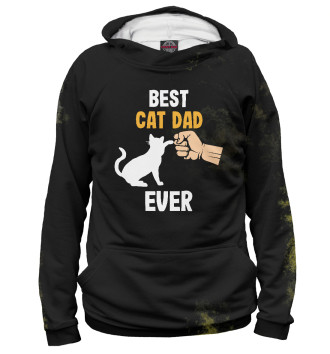 Мужское Худи Best Cat Dad Ever