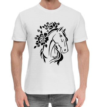 Хлопковая футболка Лошадь