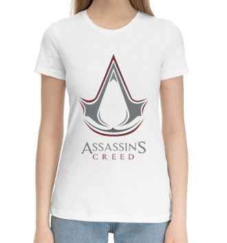 Женская Хлопковая футболка Assassin's Creed