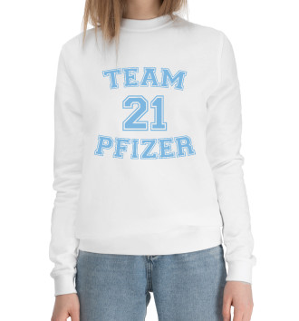 Хлопковый свитшот Team Pfizer