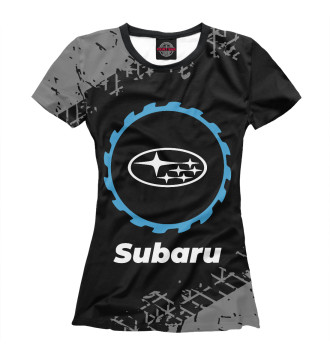 Женская Футболка Subaru в стиле Top Gear