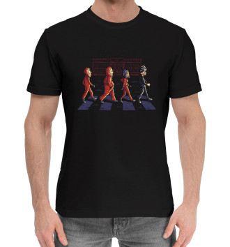 Хлопковая футболка Money Heist Beatles