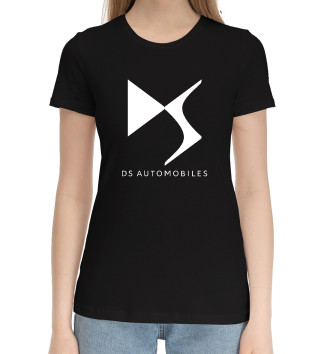 Женская Хлопковая футболка DS Automobiles