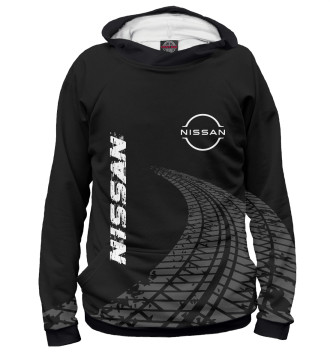 Худи для девочек Nissan Speed Tires (черный)