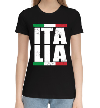 Хлопковая футболка Italia