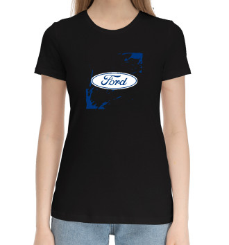 Хлопковая футболка Форд - Брызги