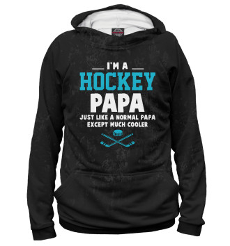 Мужское Худи I'm A Hockey Papa